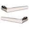Baldwin L024 Lever Lifetime Bright Nickel Door Levers Lifetime Bright Nickel L024.055.MR - alternate 3